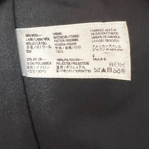 American Apparel Blue Wool Coat - Picture 11 of 11